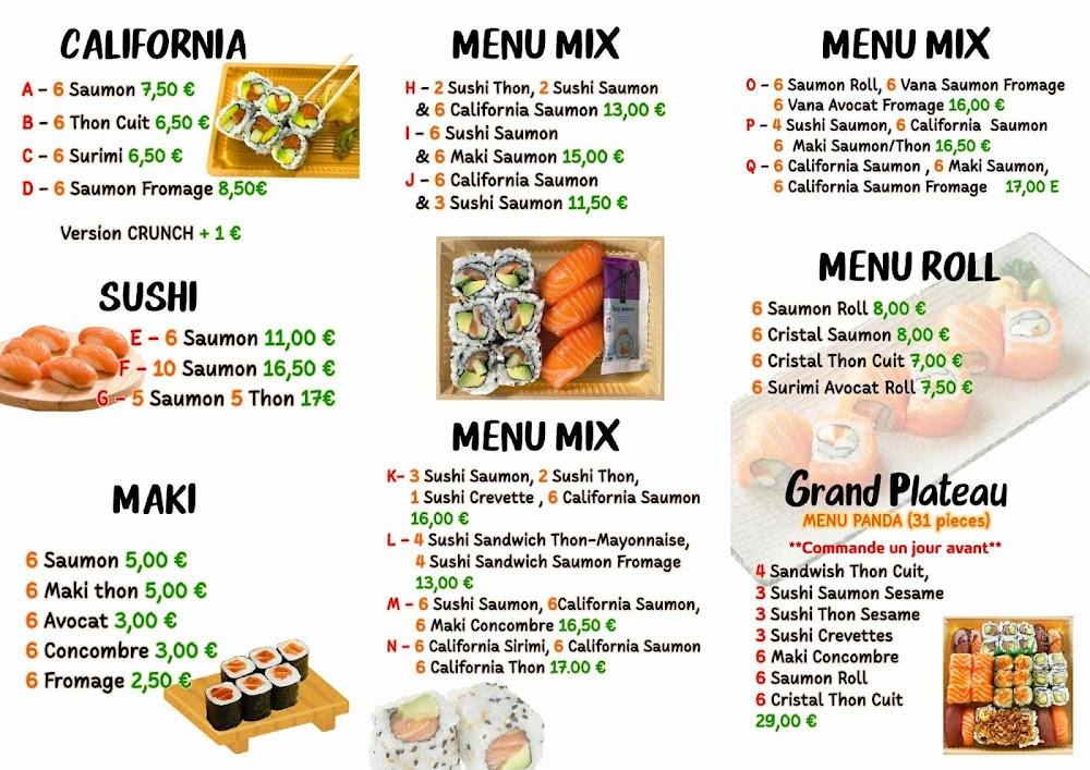Sushi Panda - Menu Image 2